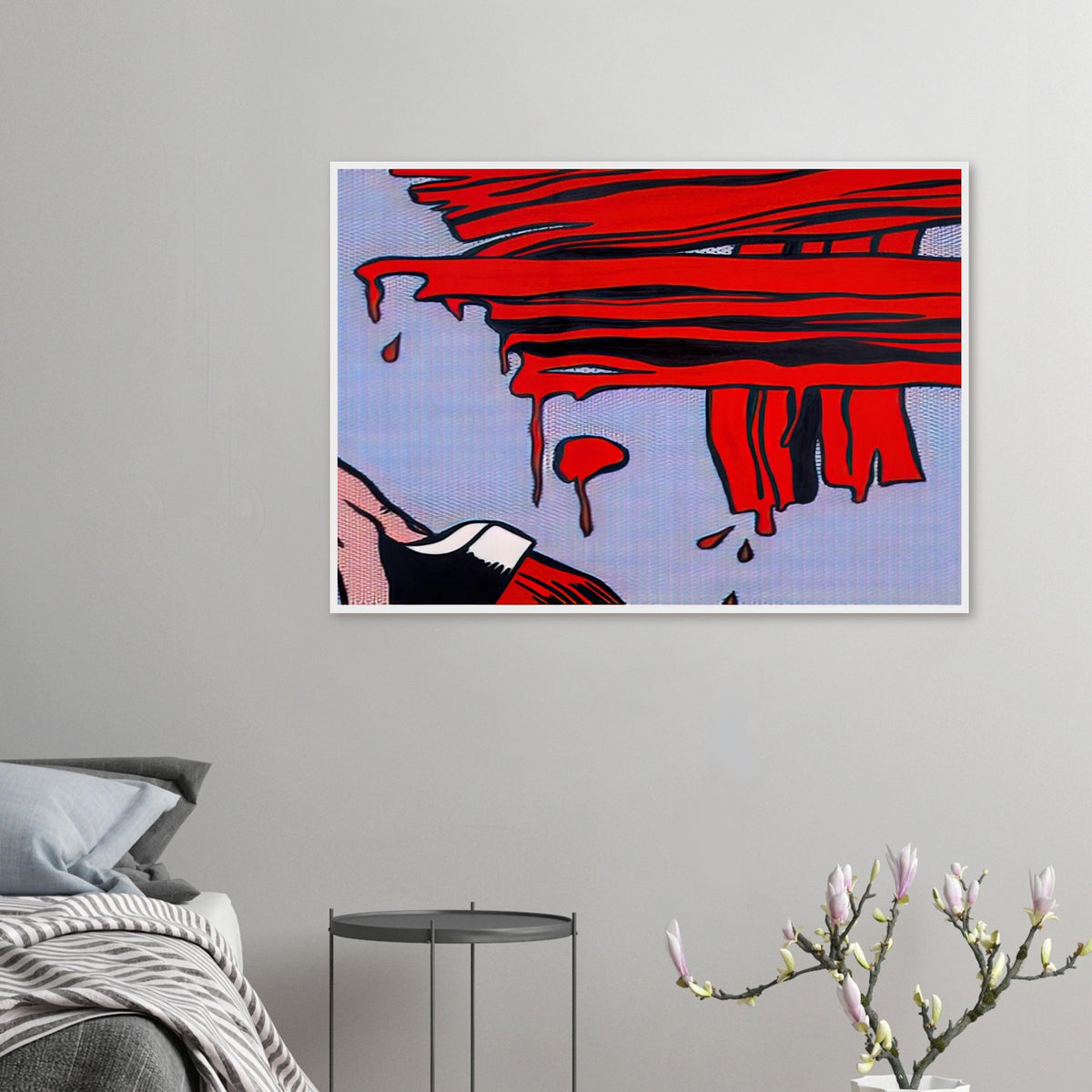 BRUSHSTROKES 1965 Framed Poster | Roy Lichtenstein Framed Prints Wall Art | Roy Lichtenstein Shop