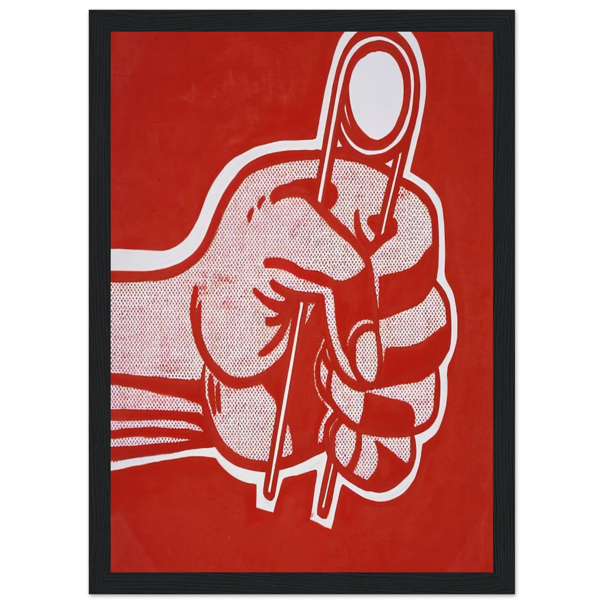 THE GRIP 1962 Framed Poster | Roy Lichtenstein Framed Prints Wall Art | Roy Lichtenstein Shop