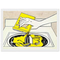 WASHING MACHINE 1961 Framed Poster | Roy Lichtenstein Framed Prints Wall Art | Roy Lichtenstein Shop