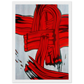 RED PAINTING BRUSHSTROKE 1965 Framed Poster | Roy Lichtenstein Framed Prints Wall Art | Roy Lichtenstein Shop