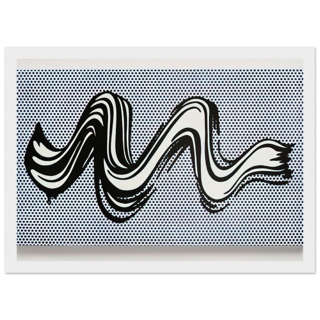 BRUSHSTROKE 1965 Framed Poster | Roy Lichtenstein Framed Prints Wall Art | Roy Lichtenstein Shop