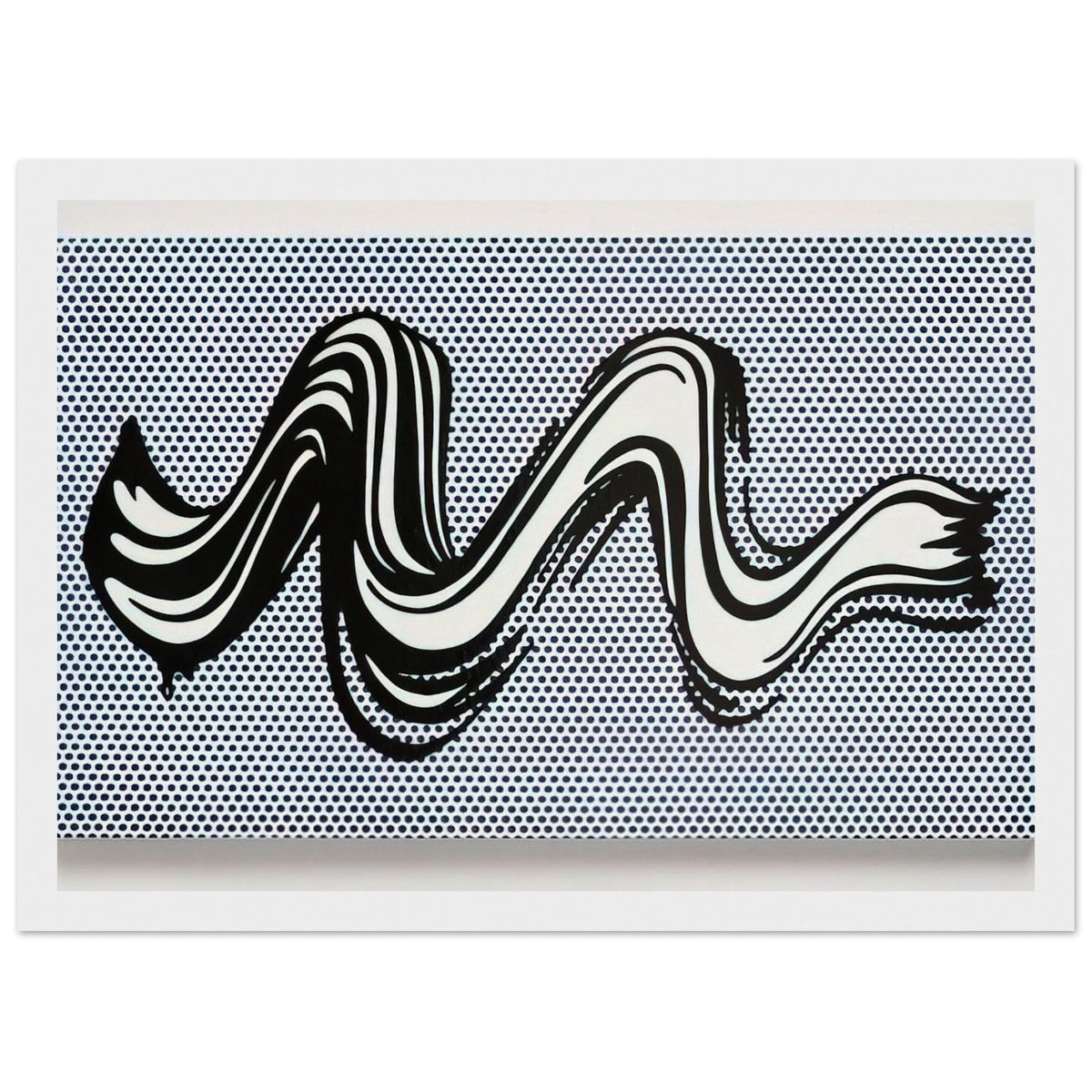 BRUSHSTROKE 1965 Framed Poster | Roy Lichtenstein Framed Prints Wall Art | Roy Lichtenstein Shop