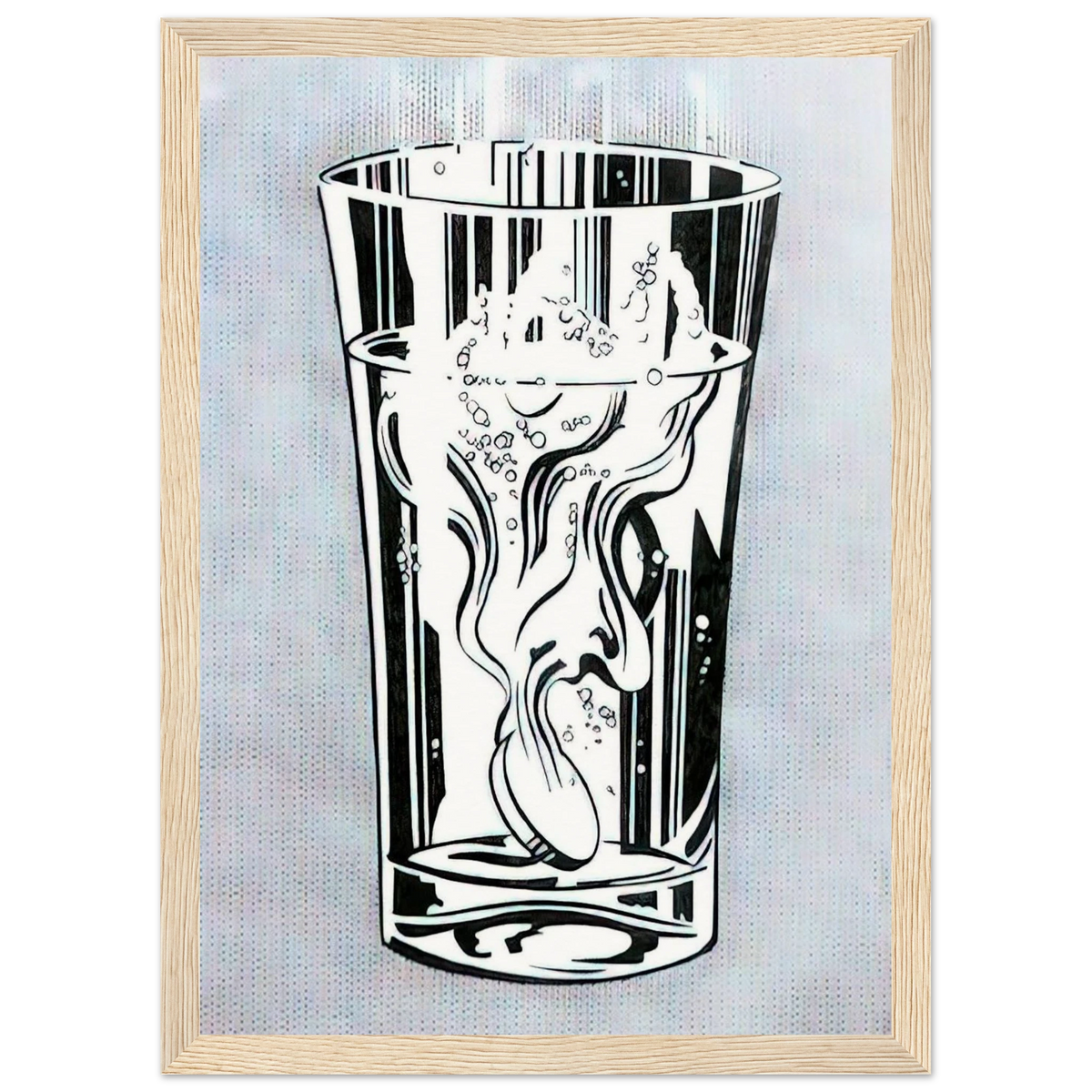 ALKA SELTZER 1966 Framed Poster | Roy Lichtenstein Framed Prints Wall Art | Roy Lichtenstein Shop