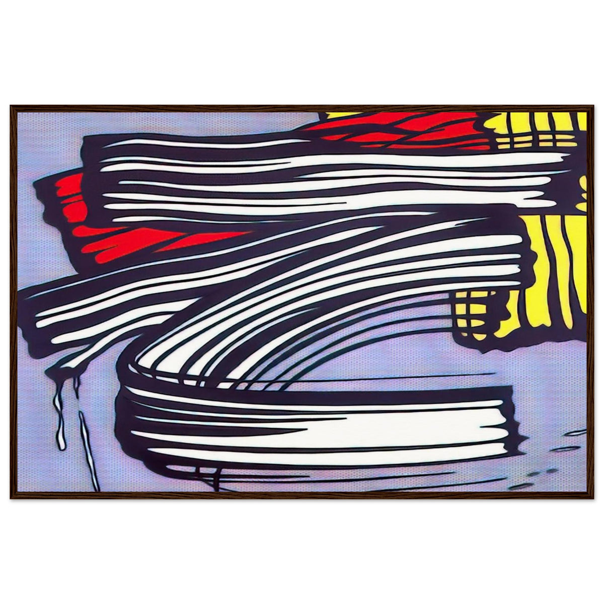 LITTLE BIG PAINTING 1965 Framed Poster | Roy Lichtenstein Framed Prints Wall Art | Roy Lichtenstein Shop
