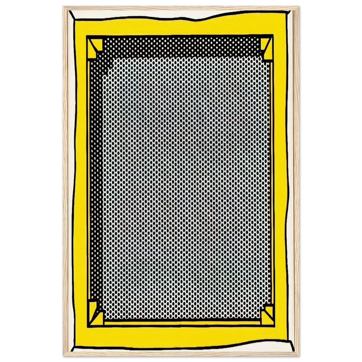 STRETCHER FRAME Framed Poster | Roy Lichtenstein Framed Prints Wall Art | Roy Lichtenstein Shop
