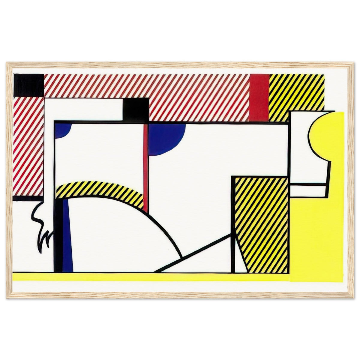 BULL VI 1973 Framed Poster | Roy Lichtenstein Framed Prints Wall Art | Roy Lichtenstein Shop