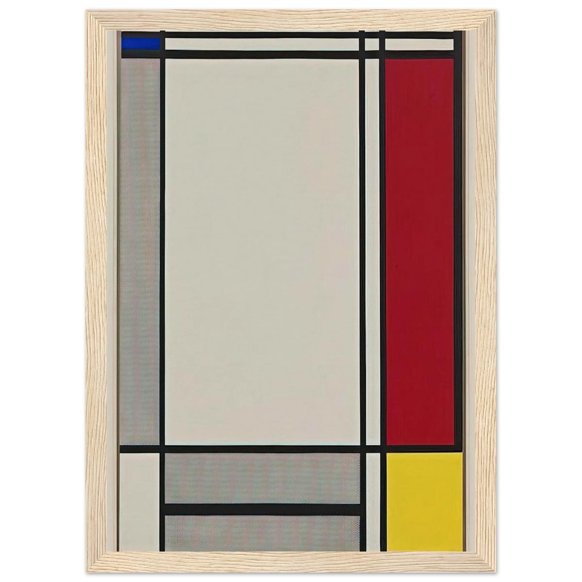 NON OBJECTIVE I 1964 Framed Poster | Roy Lichtenstein Framed Prints Wall Art | Roy Lichtenstein Shop