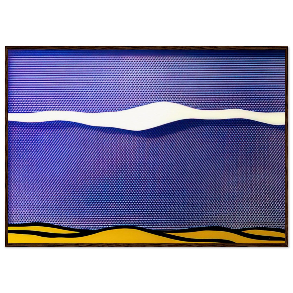 ARCTIC LANDSCAPE 1964 Framed Poster | Roy Lichtenstein Framed Prints Wall Art | Roy Lichtenstein Shop