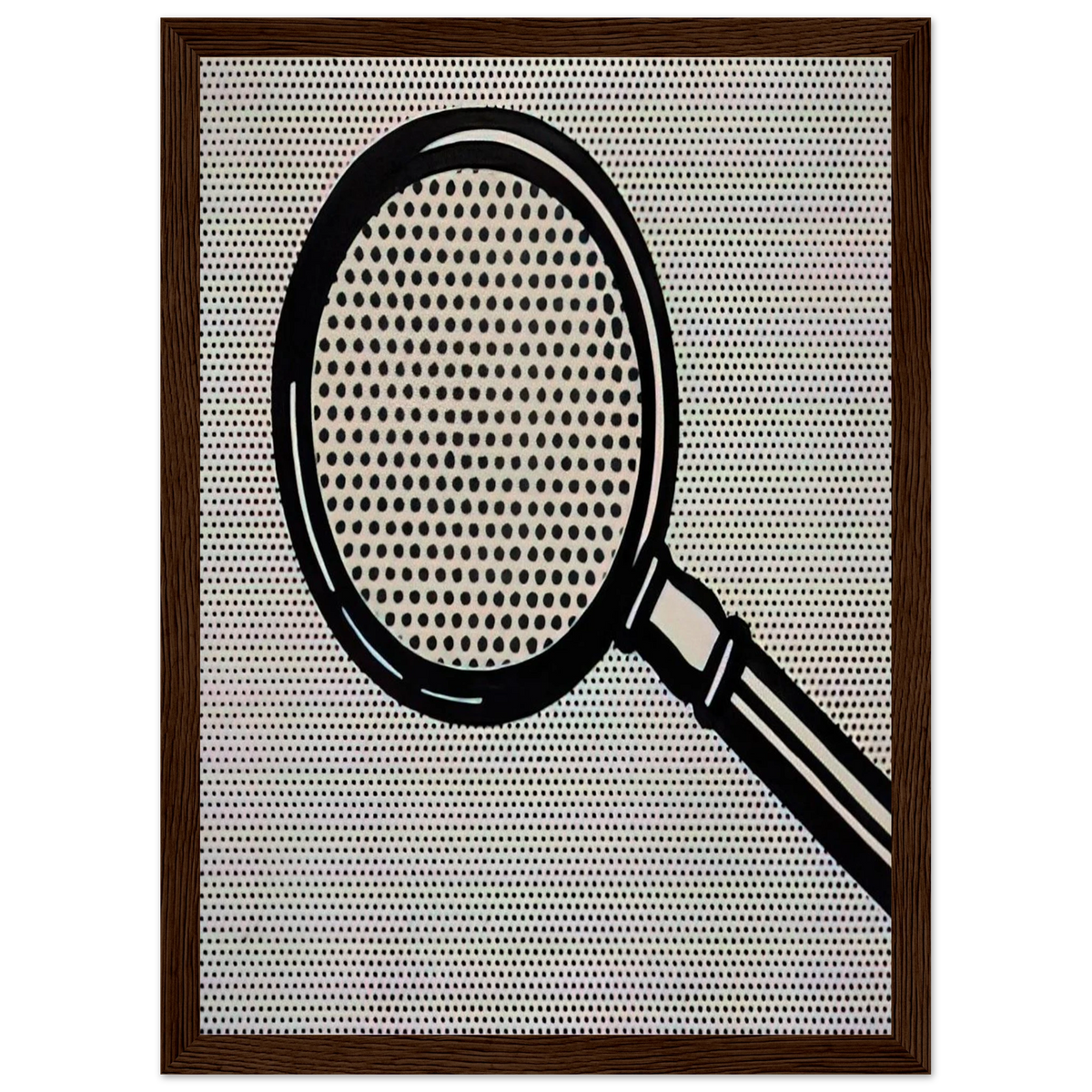 MAGNIFYING GLASS 1963 Framed Poster | Roy Lichtenstein Framed Prints Wall Art | Roy Lichtenstein Shop