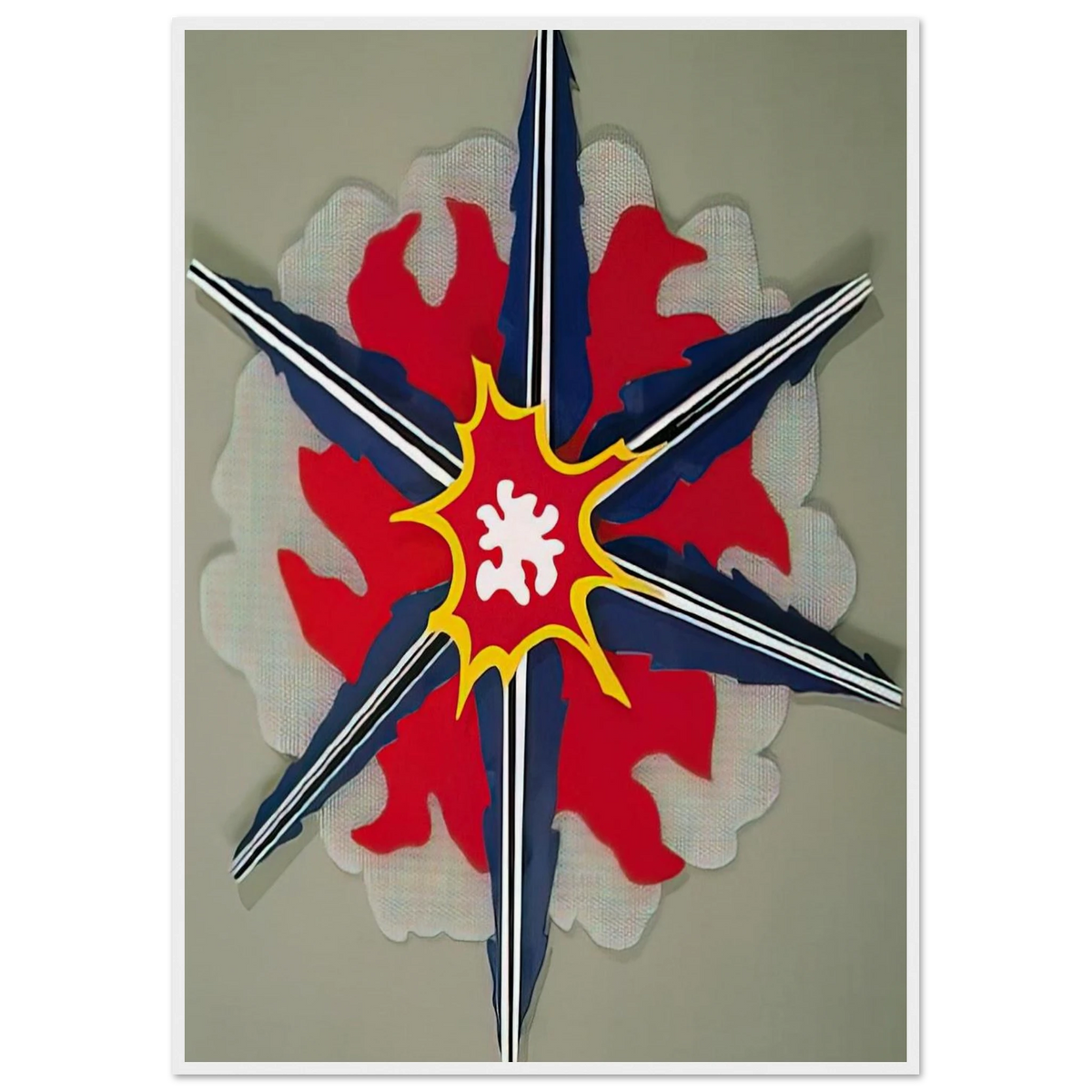WALL EXPLOSION II 1965 Framed Poster | Roy Lichtenstein Framed Prints Wall Art | Roy Lichtenstein Shop