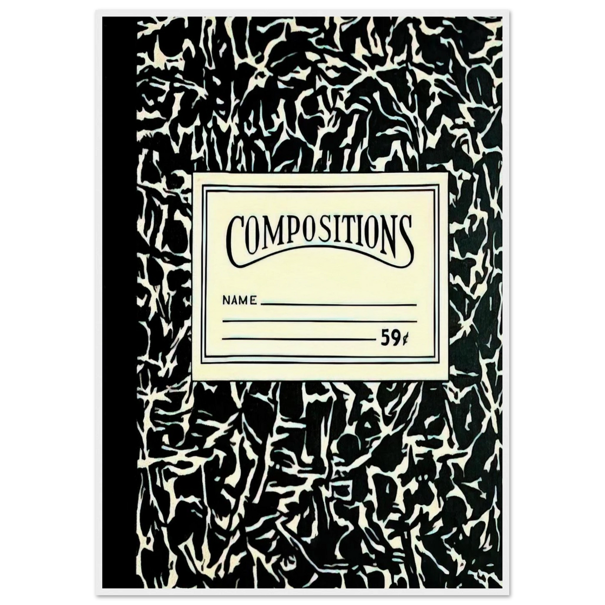 COMPOSITIONS II 1964 Framed Poster | Roy Lichtenstein Framed Prints Wall Art | Roy Lichtenstein Shop