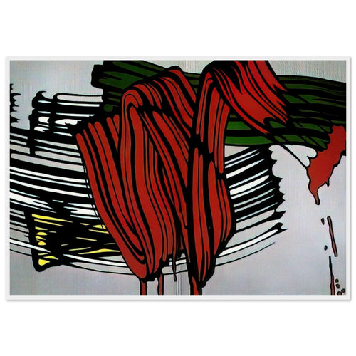 BIG PAINTING NO 6 1965 1 Framed Poster | Roy Lichtenstein Framed Prints Wall Art | Roy Lichtenstein Shop