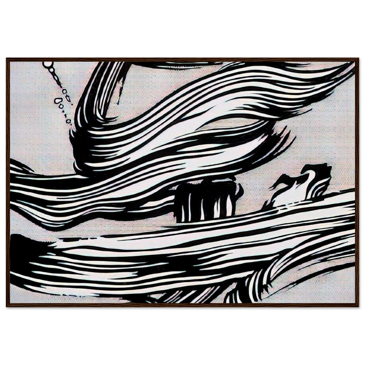 BRUSHSTROKES 1968 Framed Poster | Roy Lichtenstein Framed Prints Wall Art | Roy Lichtenstein Shop
