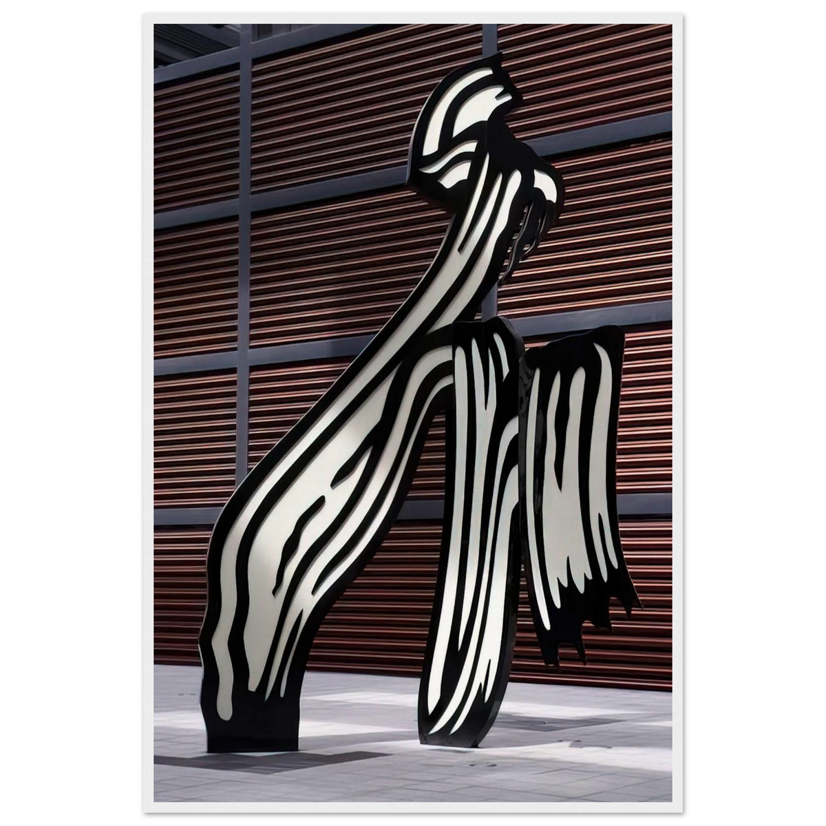 BRUSHSTROKE 1996 Framed Poster | Roy Lichtenstein Framed Prints Wall Art | Roy Lichtenstein Shop