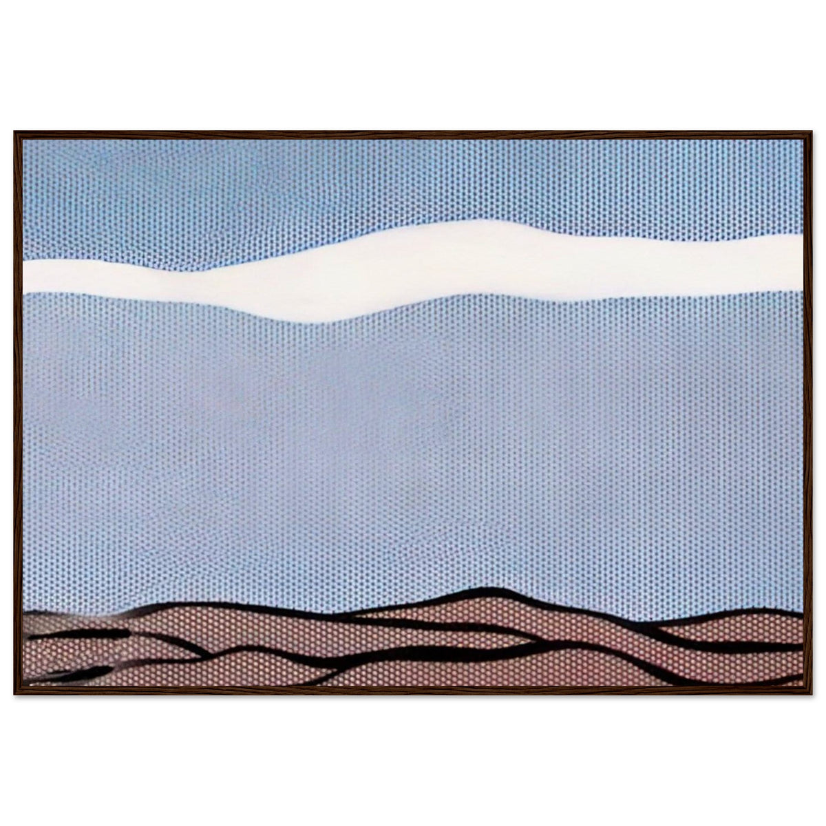 LANDSCAPE 1964 Framed Poster | Roy Lichtenstein Framed Prints Wall Art | Roy Lichtenstein Shop