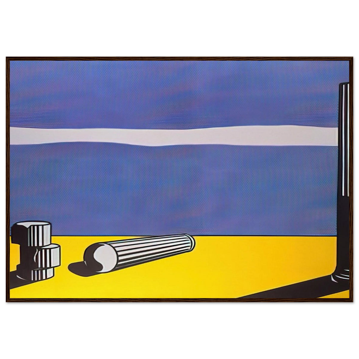 RUINS 1965 Framed Poster | Roy Lichtenstein Framed Prints Wall Art | Roy Lichtenstein Shop