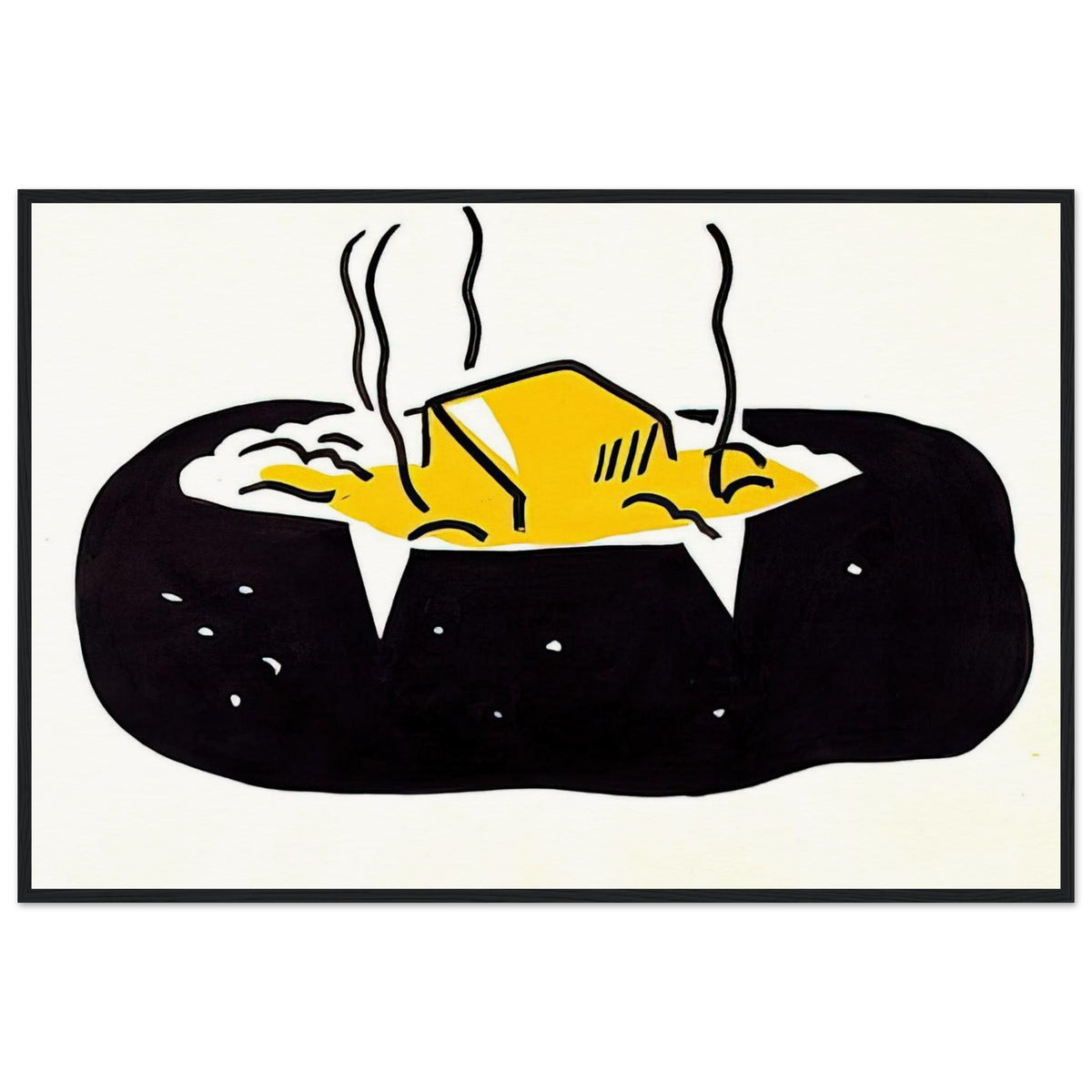 BAKED POTATO 1962 1 Framed Poster | Roy Lichtenstein Framed Prints Wall Art | Roy Lichtenstein Shop