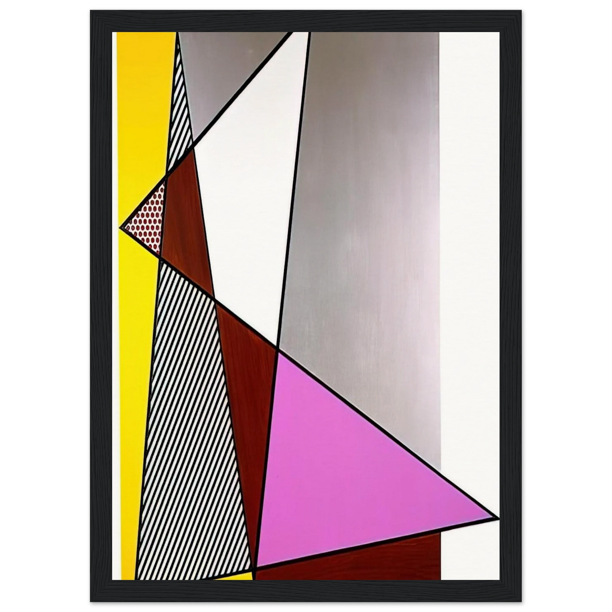 IMPERFECT PAINTING 1986 Framed Poster | Roy Lichtenstein Framed Prints Wall Art | Roy Lichtenstein Shop