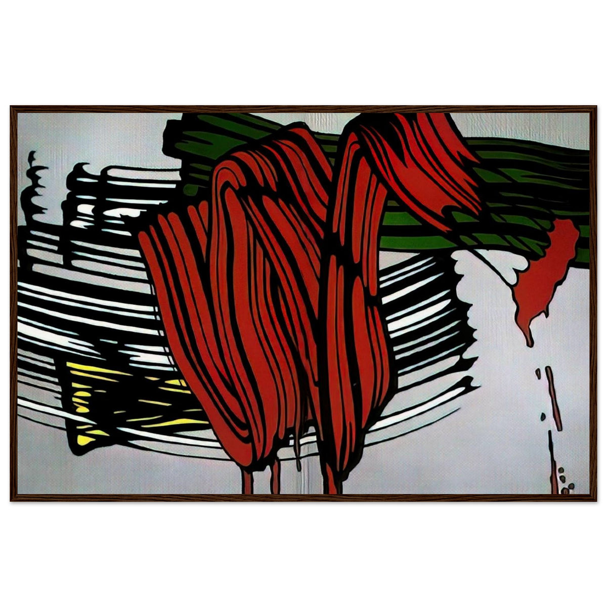 BIG PAINTING NO 6 1965 1 Framed Poster | Roy Lichtenstein Framed Prints Wall Art | Roy Lichtenstein Shop