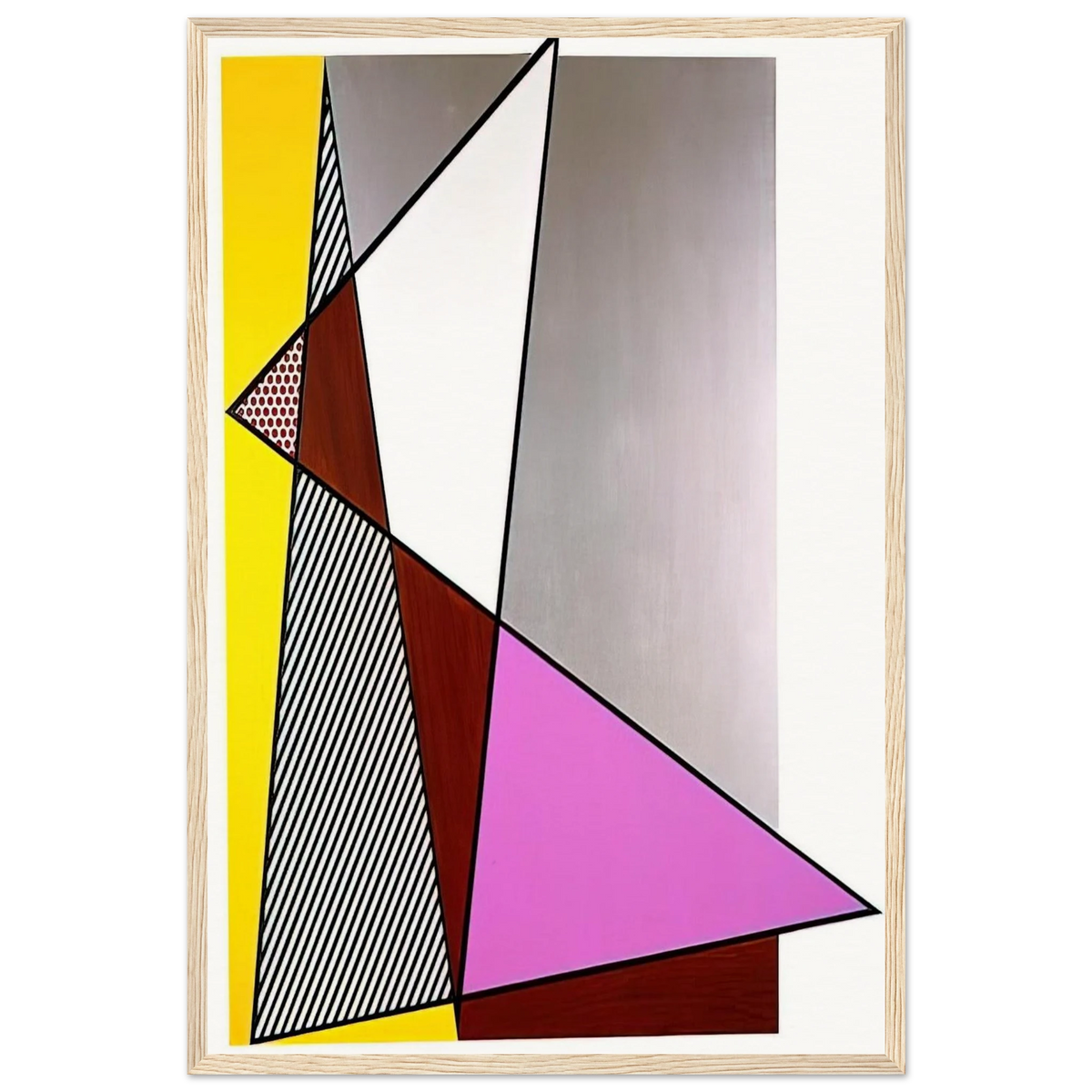 IMPERFECT PAINTING 1986 Framed Poster | Roy Lichtenstein Framed Prints Wall Art | Roy Lichtenstein Shop