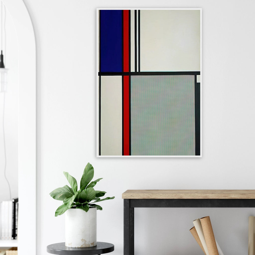 NONOBJECTIVE II 1964 Framed Poster | Roy Lichtenstein Framed Prints Wall Art | Roy Lichtenstein Shop