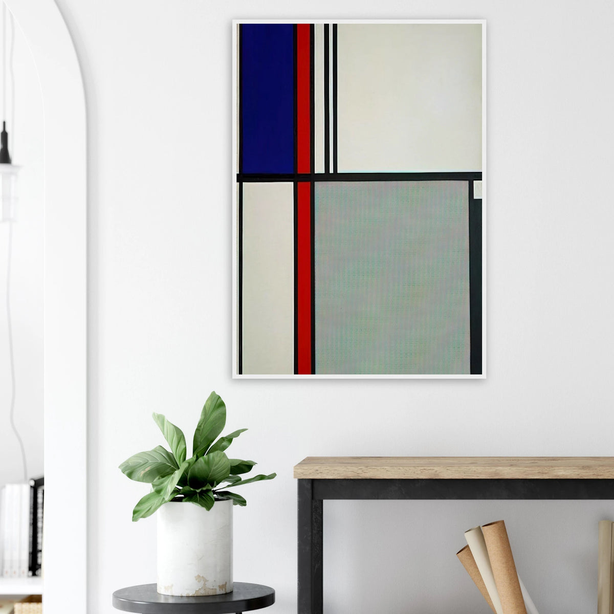 NONOBJECTIVE II 1964 Framed Poster | Roy Lichtenstein Framed Prints Wall Art | Roy Lichtenstein Shop