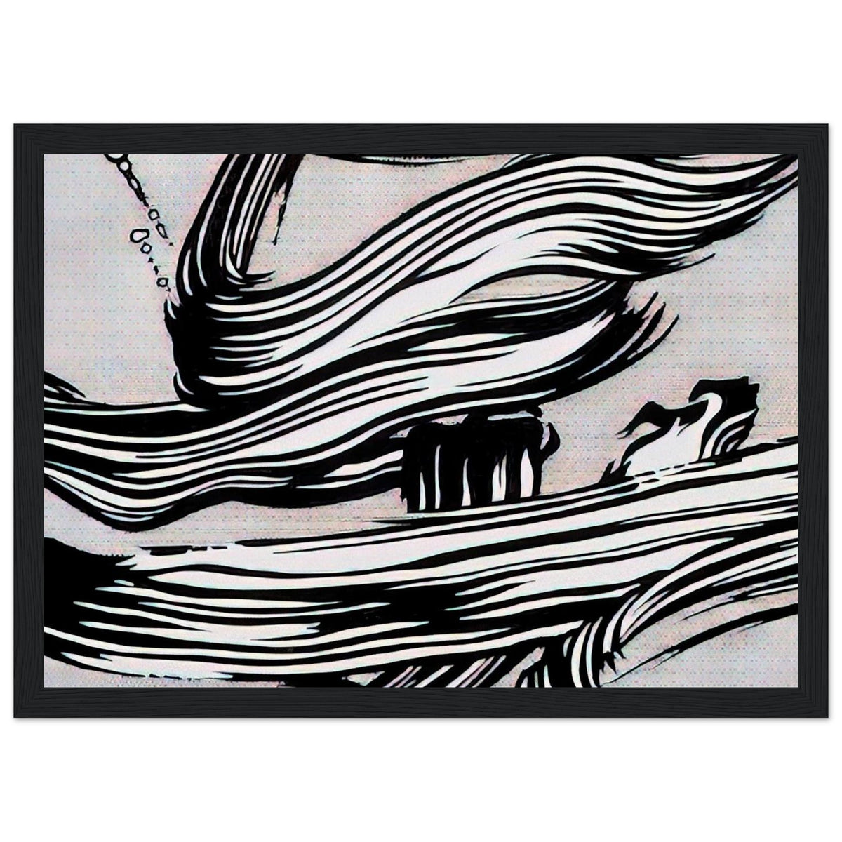 BRUSHSTROKES 1968 Framed Poster | Roy Lichtenstein Framed Prints Wall Art | Roy Lichtenstein Shop