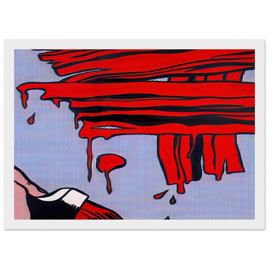 BRUSHSTROKES 1965 Framed Poster | Roy Lichtenstein Framed Prints Wall Art | Roy Lichtenstein Shop