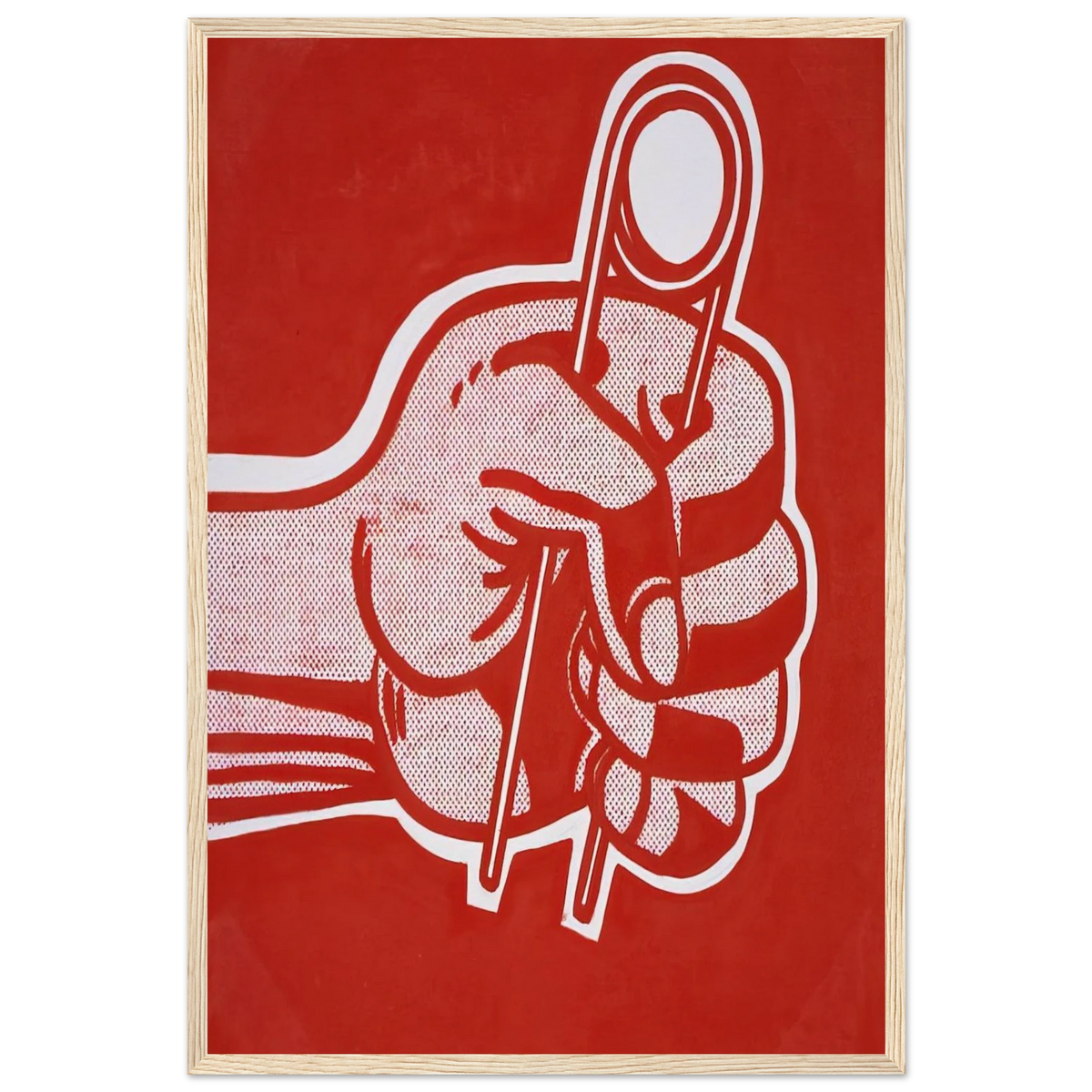 THE GRIP 1962 Framed Poster | Roy Lichtenstein Framed Prints Wall Art | Roy Lichtenstein Shop