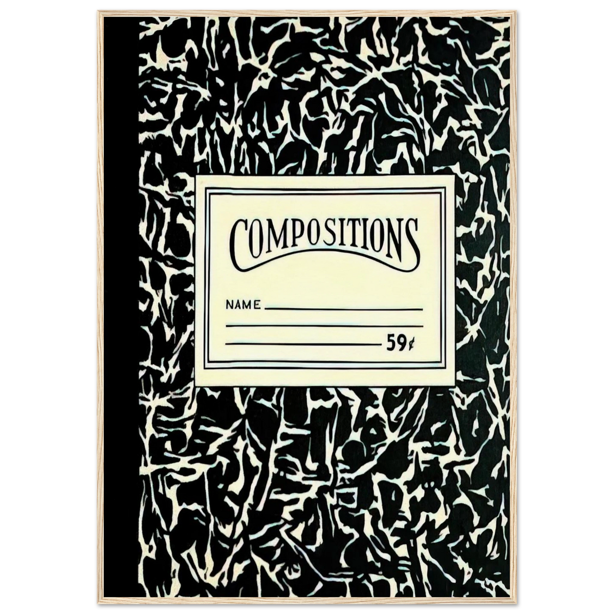 COMPOSITIONS II 1964 Framed Poster | Roy Lichtenstein Framed Prints Wall Art | Roy Lichtenstein Shop