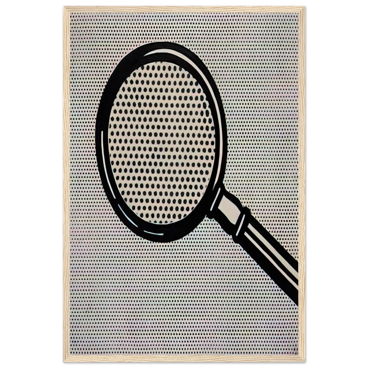 MAGNIFYING GLASS 1963 Framed Poster | Roy Lichtenstein Framed Prints Wall Art | Roy Lichtenstein Shop