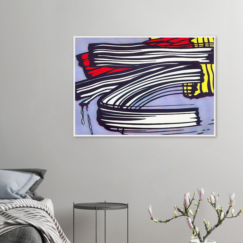 LITTLE BIG PAINTING 1965 Framed Poster | Roy Lichtenstein Framed Prints Wall Art | Roy Lichtenstein Shop
