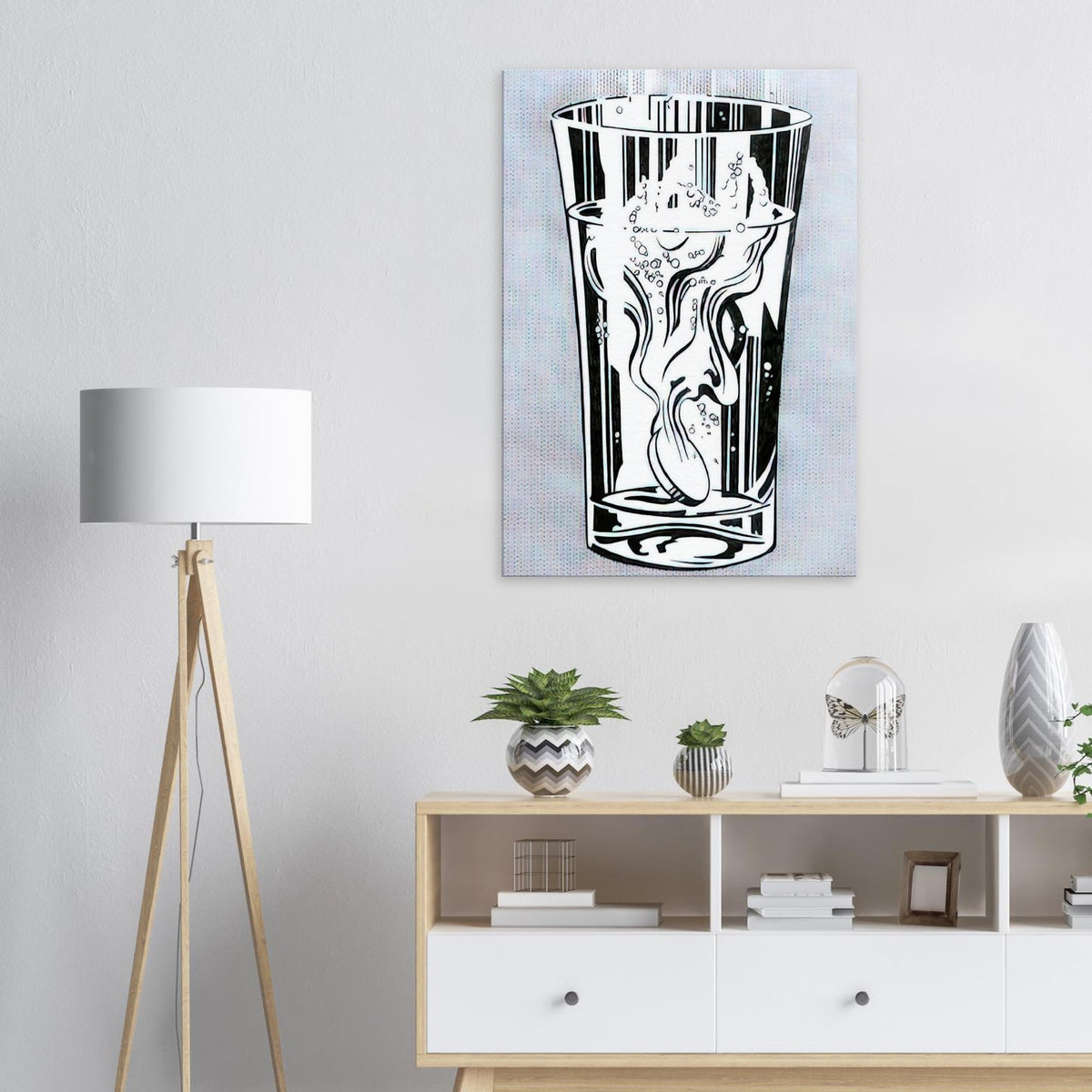 ALKA SELTZER 1966 Canvas | Roy Lichtenstein Canvas | Roy Lichtenstein Shop
