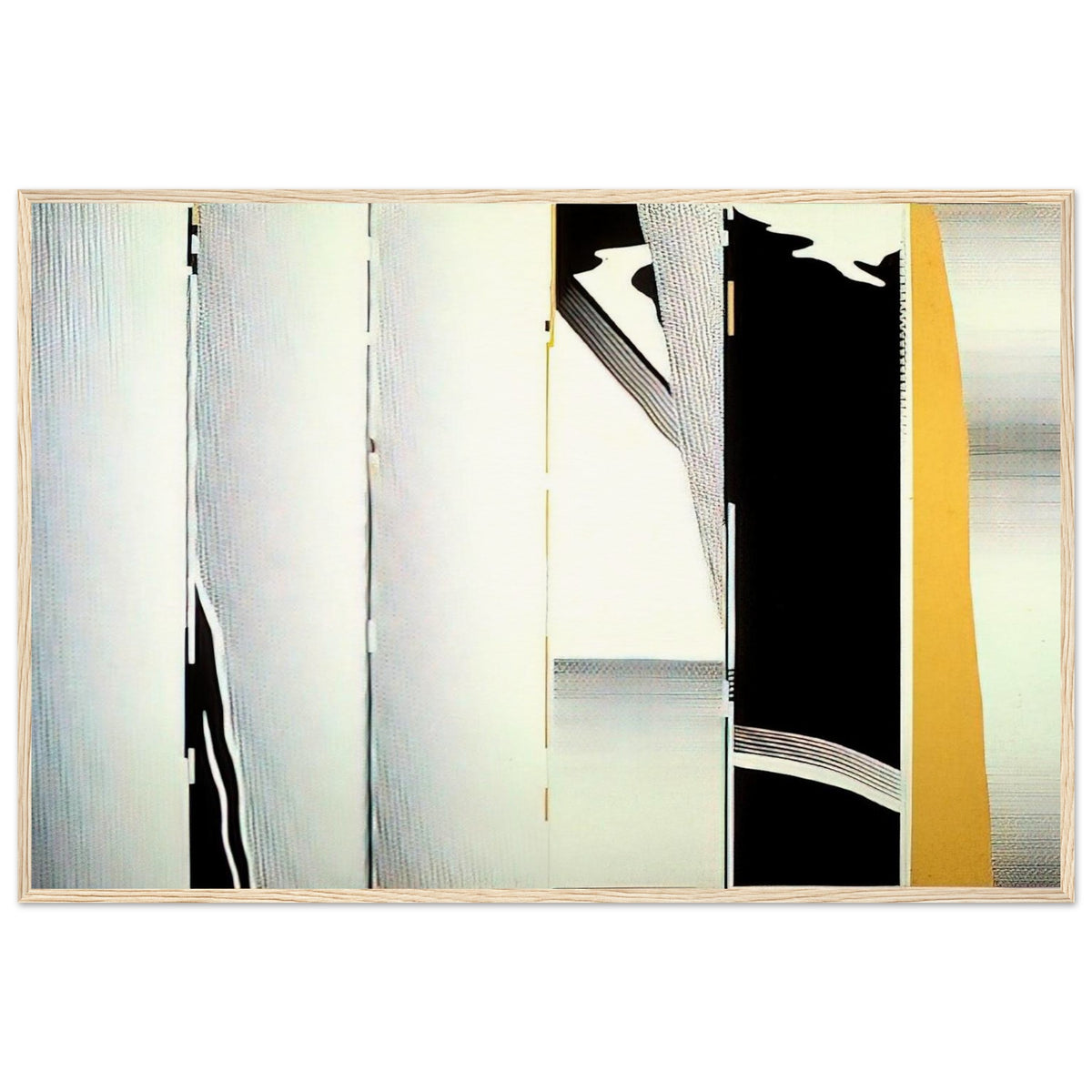 MIRROR SIX PANELS 1 1970 Framed Poster | Roy Lichtenstein Framed Prints Wall Art | Roy Lichtenstein Shop