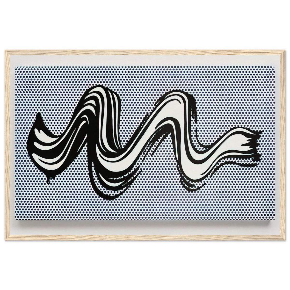BRUSHSTROKE 1965 Framed Poster | Roy Lichtenstein Framed Prints Wall Art | Roy Lichtenstein Shop