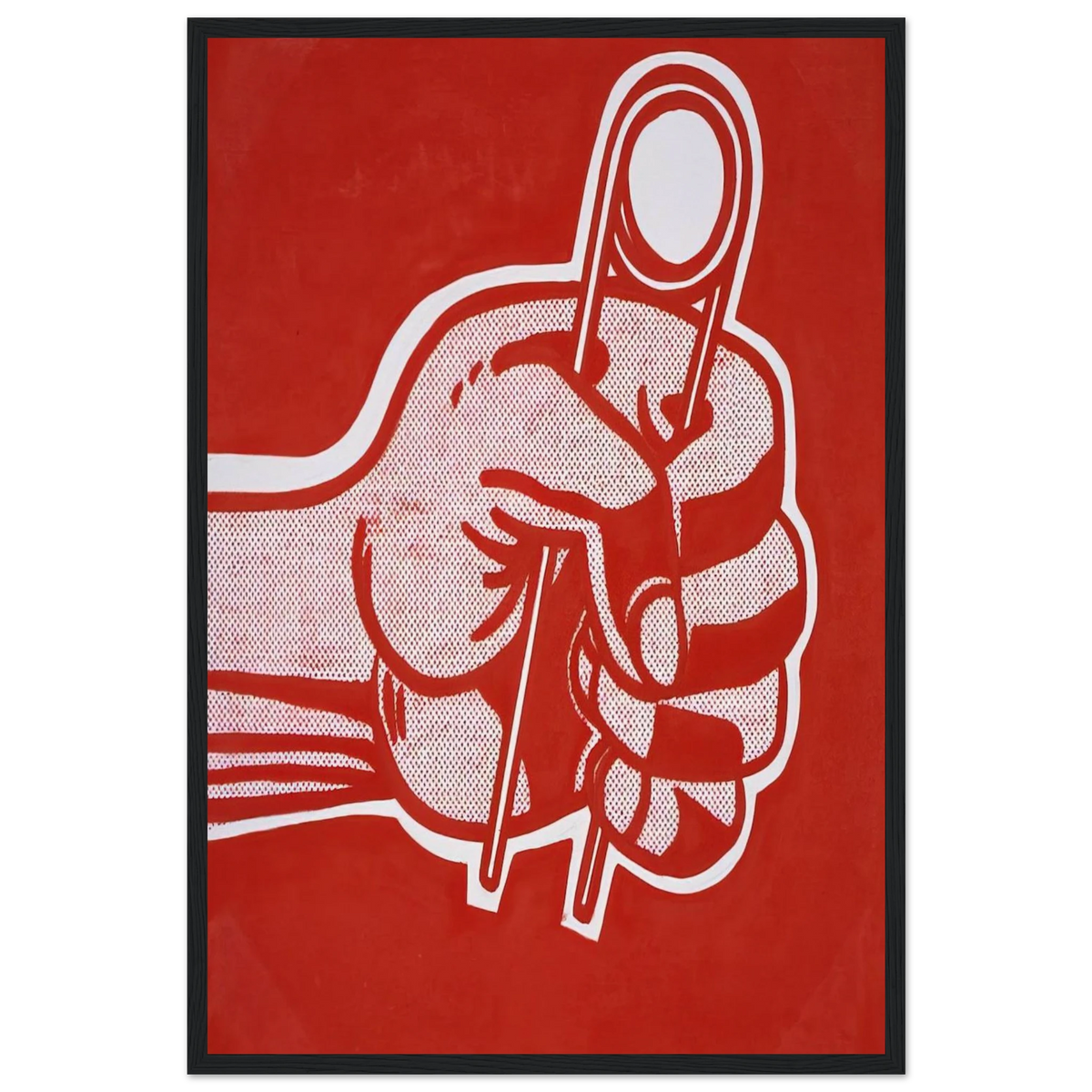 THE GRIP 1962 Framed Poster | Roy Lichtenstein Framed Prints Wall Art | Roy Lichtenstein Shop