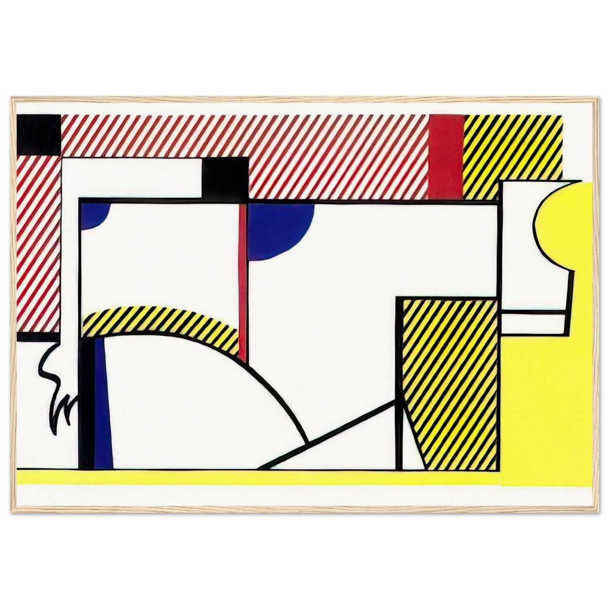 BULL VI 1973 Framed Poster | Roy Lichtenstein Framed Prints Wall Art | Roy Lichtenstein Shop