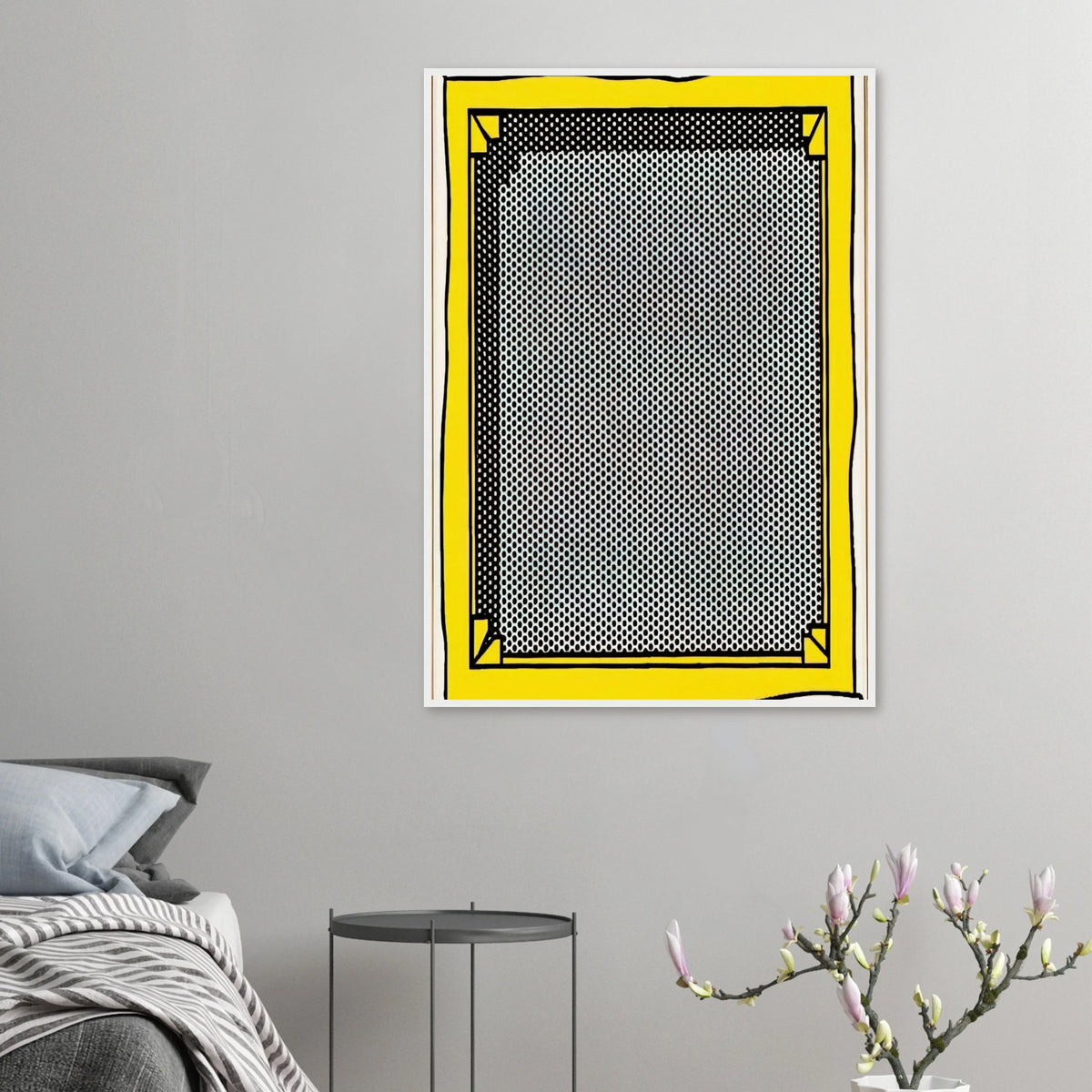 STRETCHER FRAME Framed Poster | Roy Lichtenstein Framed Prints Wall Art | Roy Lichtenstein Shop