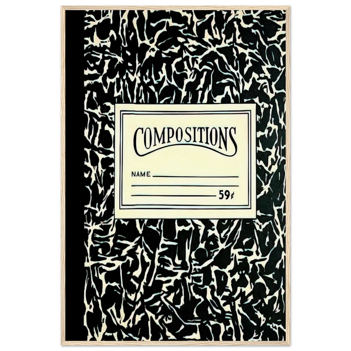 COMPOSITIONS II 1964 Framed Poster | Roy Lichtenstein Framed Prints Wall Art | Roy Lichtenstein Shop
