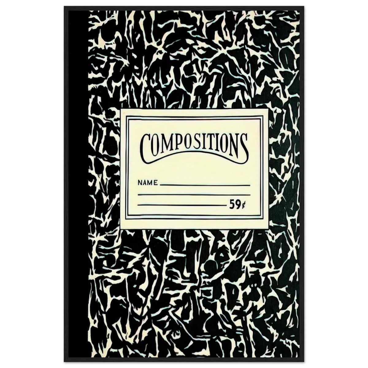 COMPOSITIONS II 1964 Framed Poster | Roy Lichtenstein Framed Prints Wall Art | Roy Lichtenstein Shop