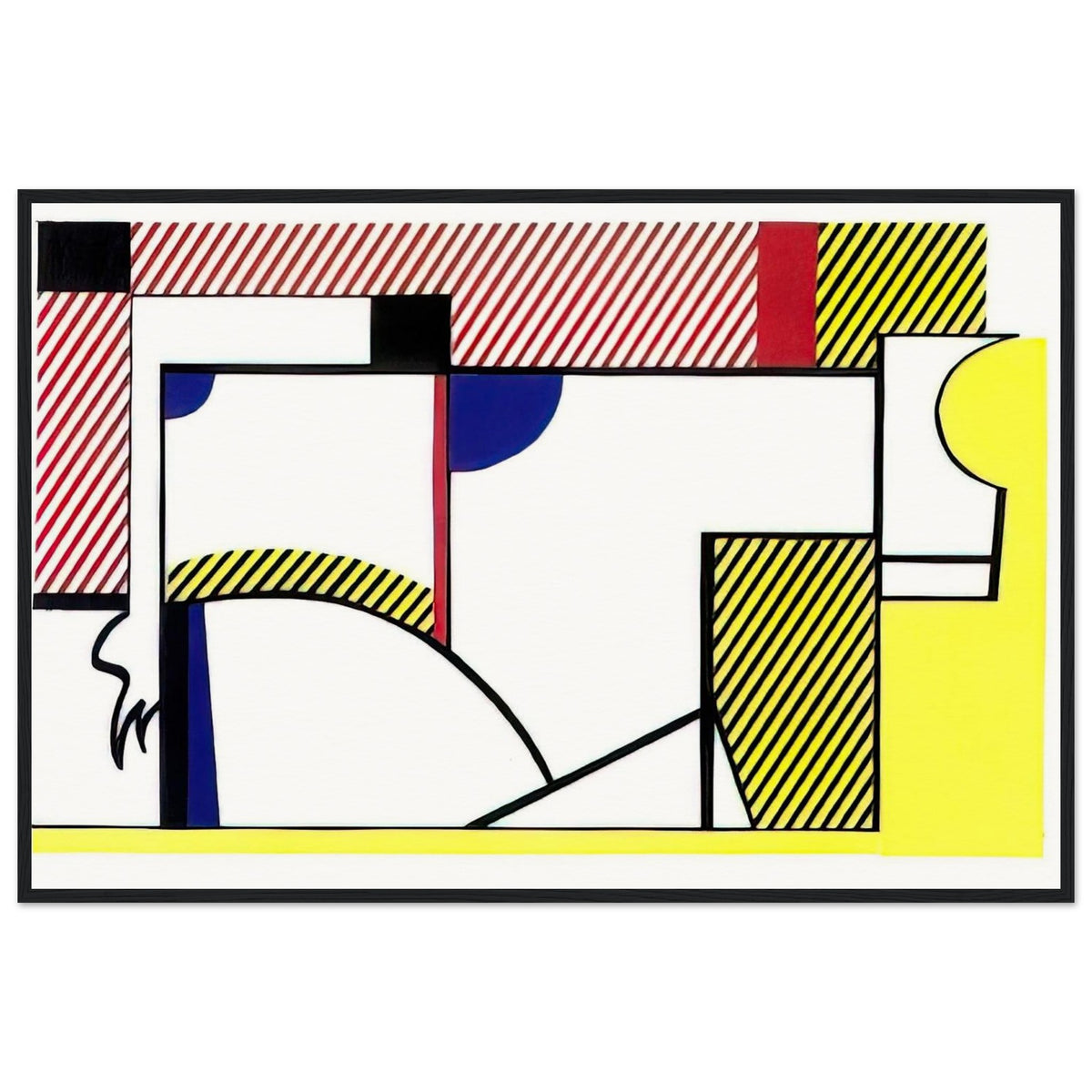 BULL VI 1973 Framed Poster | Roy Lichtenstein Framed Prints Wall Art | Roy Lichtenstein Shop