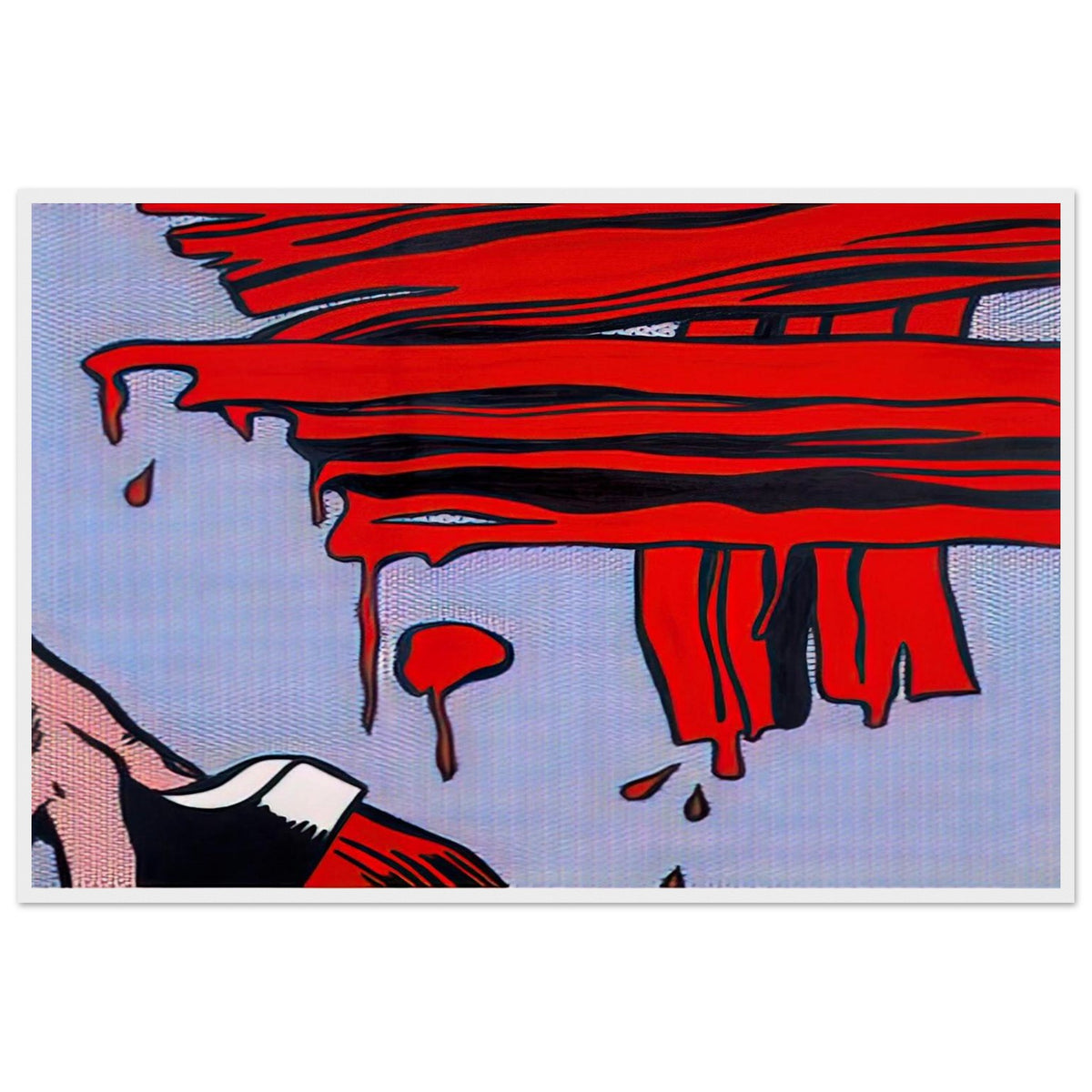 BRUSHSTROKES 1965 Framed Poster | Roy Lichtenstein Framed Prints Wall Art | Roy Lichtenstein Shop