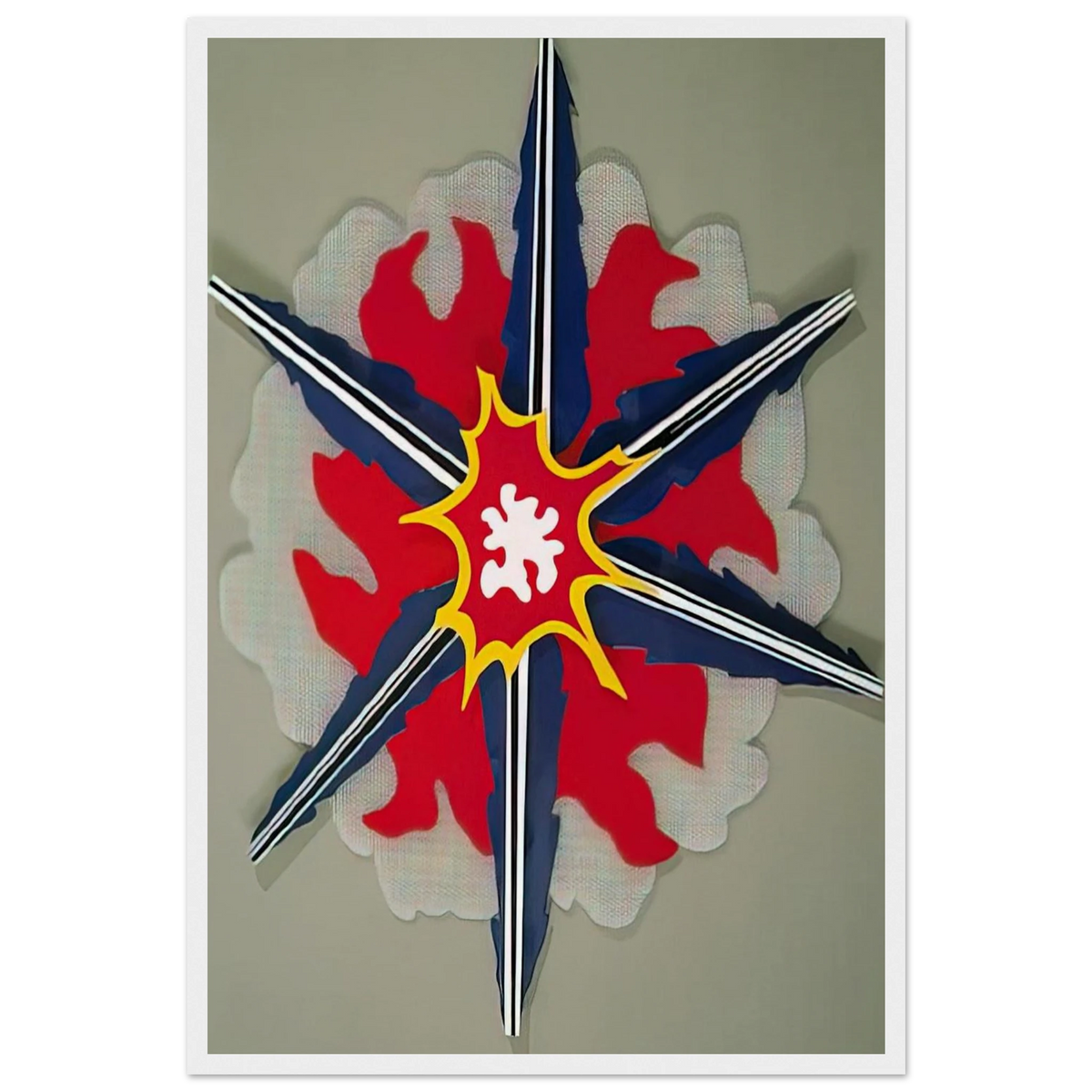 WALL EXPLOSION II 1965 Framed Poster | Roy Lichtenstein Framed Prints Wall Art | Roy Lichtenstein Shop