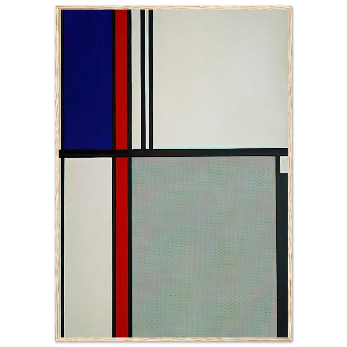 NONOBJECTIVE II 1964 Framed Poster | Roy Lichtenstein Framed Prints Wall Art | Roy Lichtenstein Shop