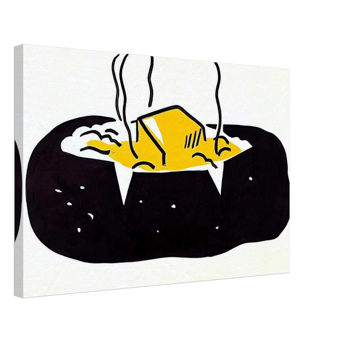 BAKED POTATO 1962 1 Canvas | Roy Lichtenstein Canvas | Roy Lichtenstein Shop