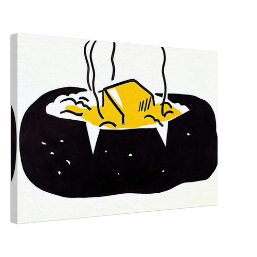 BAKED POTATO 1962 1 Canvas | Roy Lichtenstein Canvas | Roy Lichtenstein Shop