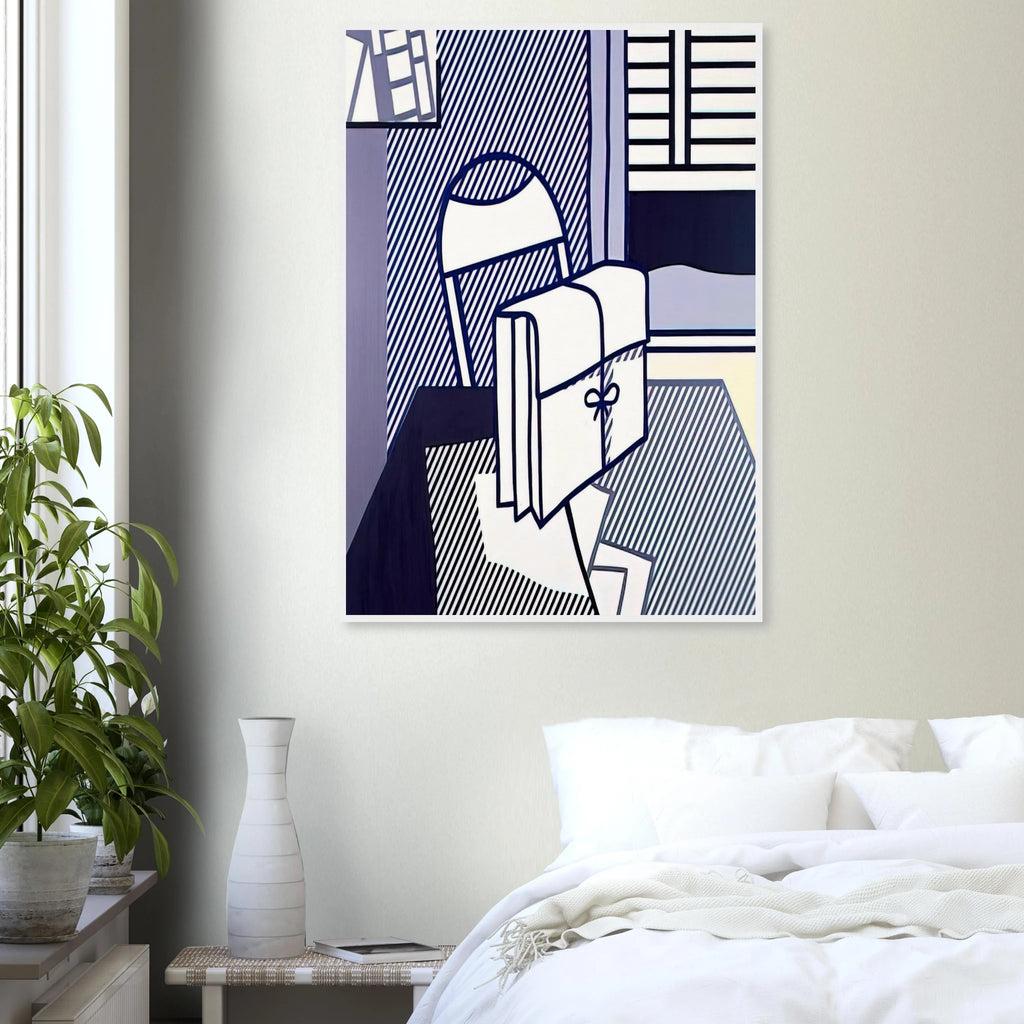 STILL LIFE WITH DOSSIER 1976 Framed Poster | Roy Lichtenstein Framed Prints Wall Art | Roy Lichtenstein Shop