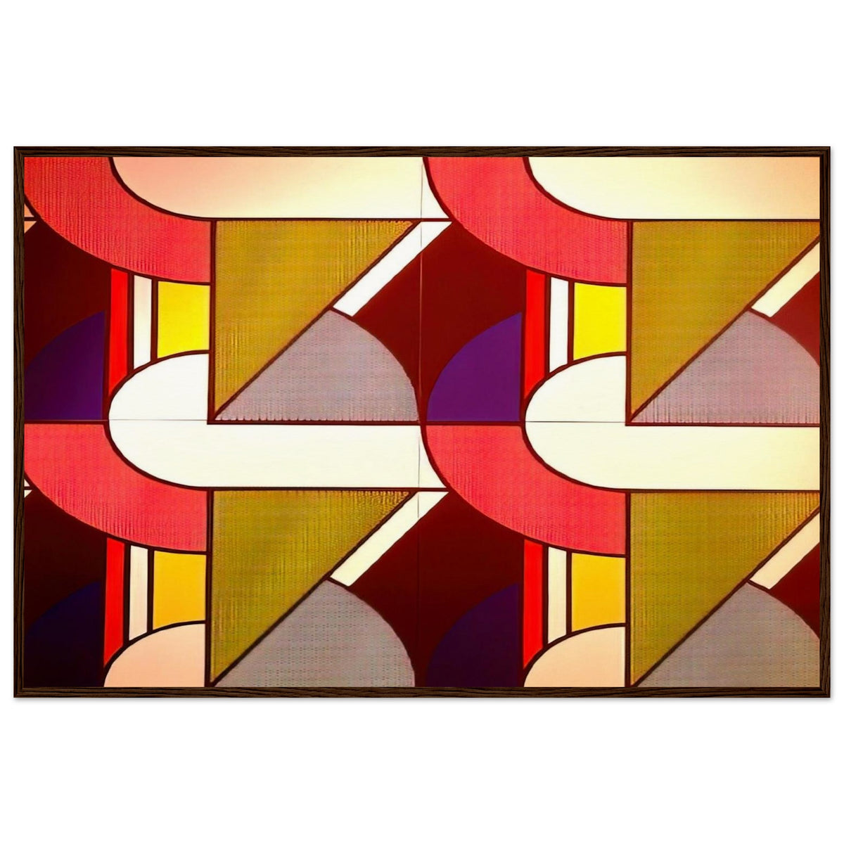 MODULAR PAINTING WITH FOUR PANELS 2 1969 Framed Poster | Roy Lichtenstein Framed Prints Wall Art | Roy Lichtenstein Shop