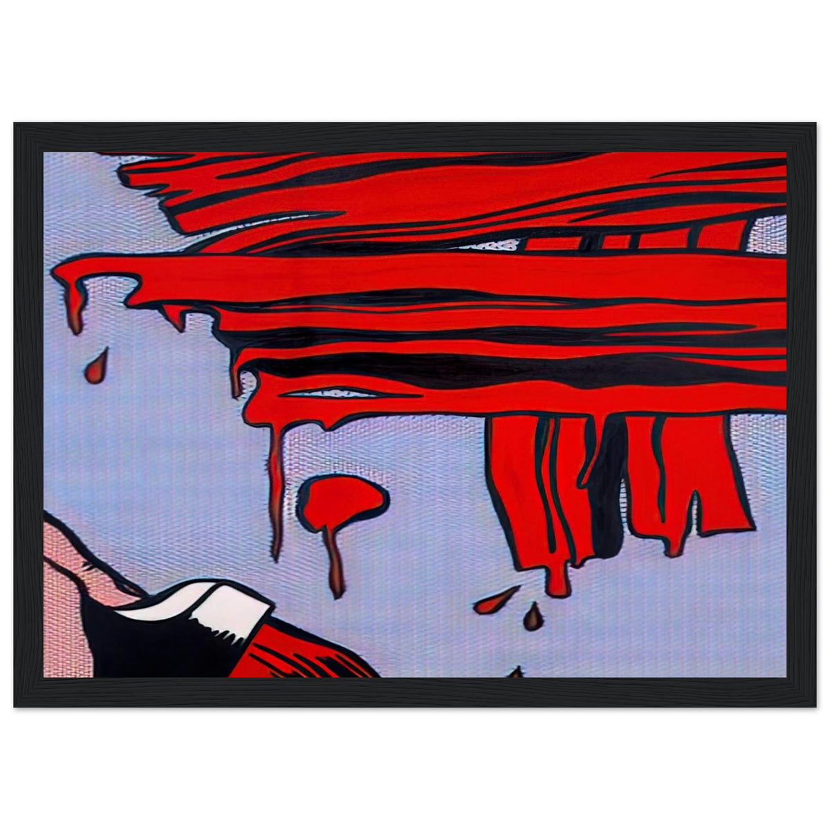 BRUSHSTROKES 1965 Framed Poster | Roy Lichtenstein Framed Prints Wall Art | Roy Lichtenstein Shop