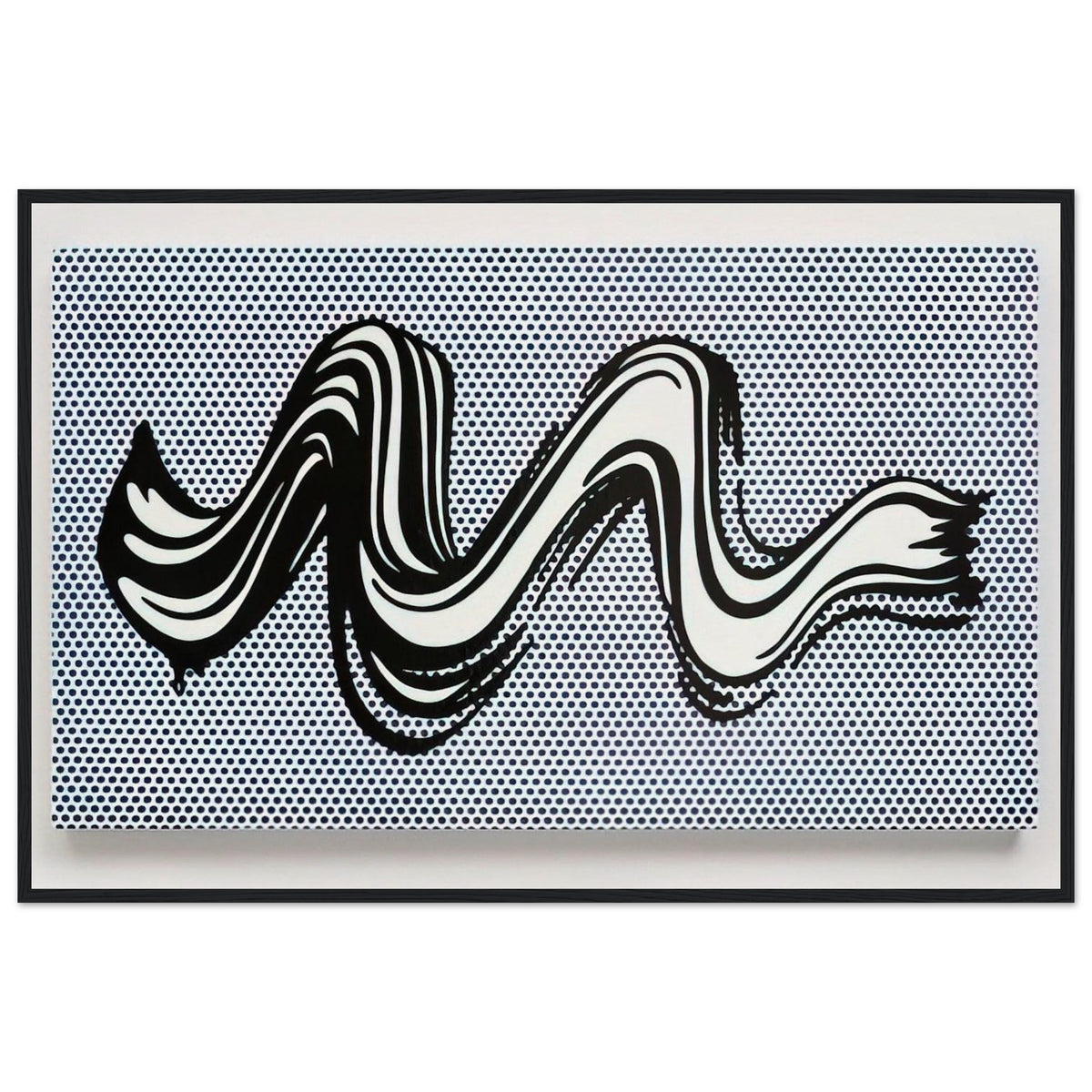 BRUSHSTROKE 1965 Framed Poster | Roy Lichtenstein Framed Prints Wall Art | Roy Lichtenstein Shop